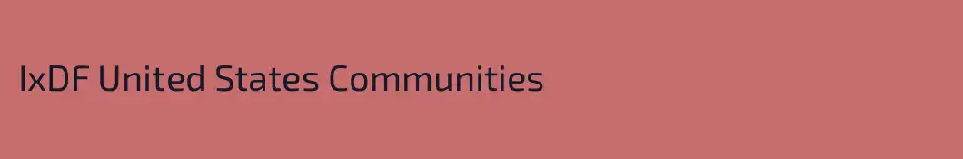IxDF United States Communities